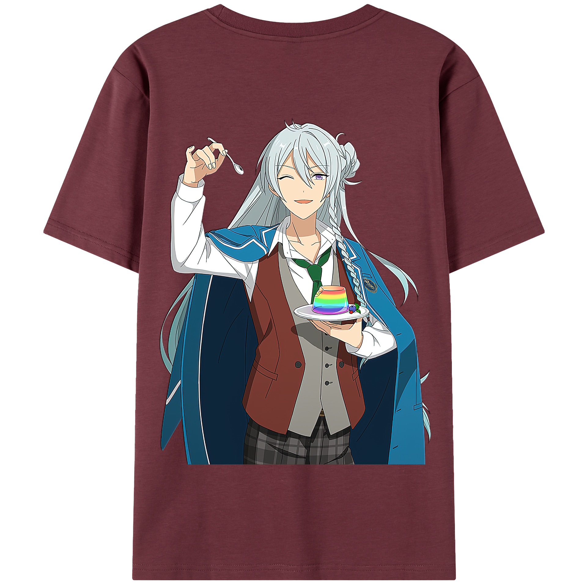 （画像用） あんさんぶるスターズ! Ensemble Stars 綿100％半袖Tシャツ（背面プリント）